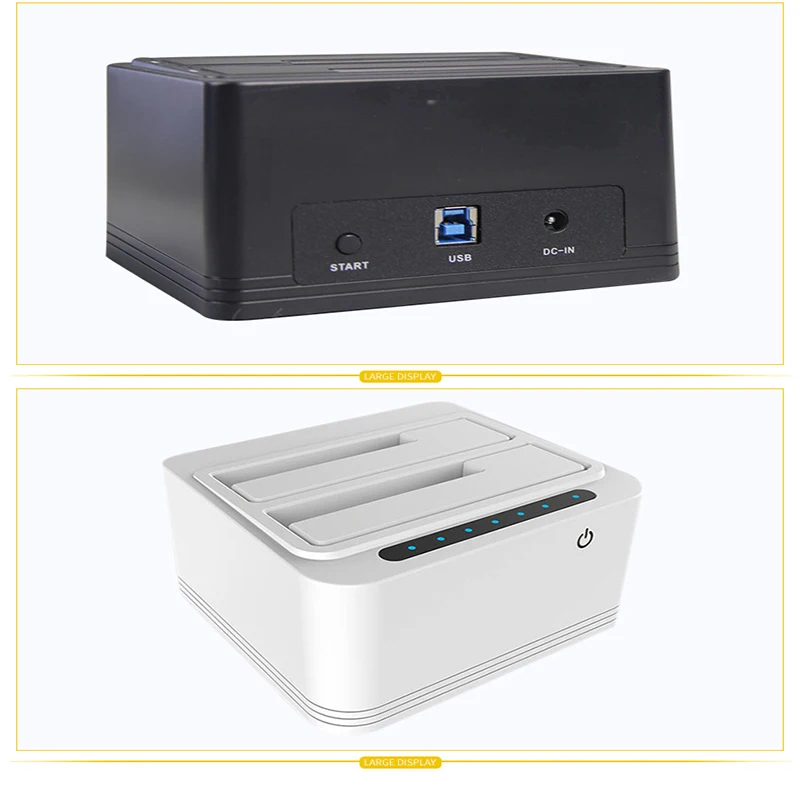 Алюминий внешний жесткий диск чехол док станция для жесткого диска USB 3 0 SATA