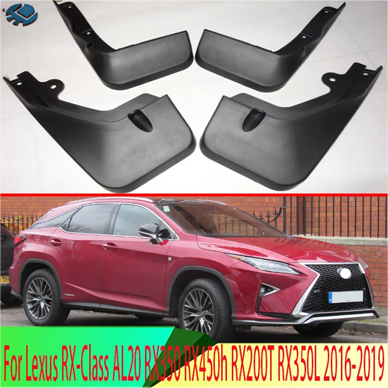 

4 шт., брызговики для Lexus RX-Class AL20 RX350 RX450h RX200T RX350L 2016-2019