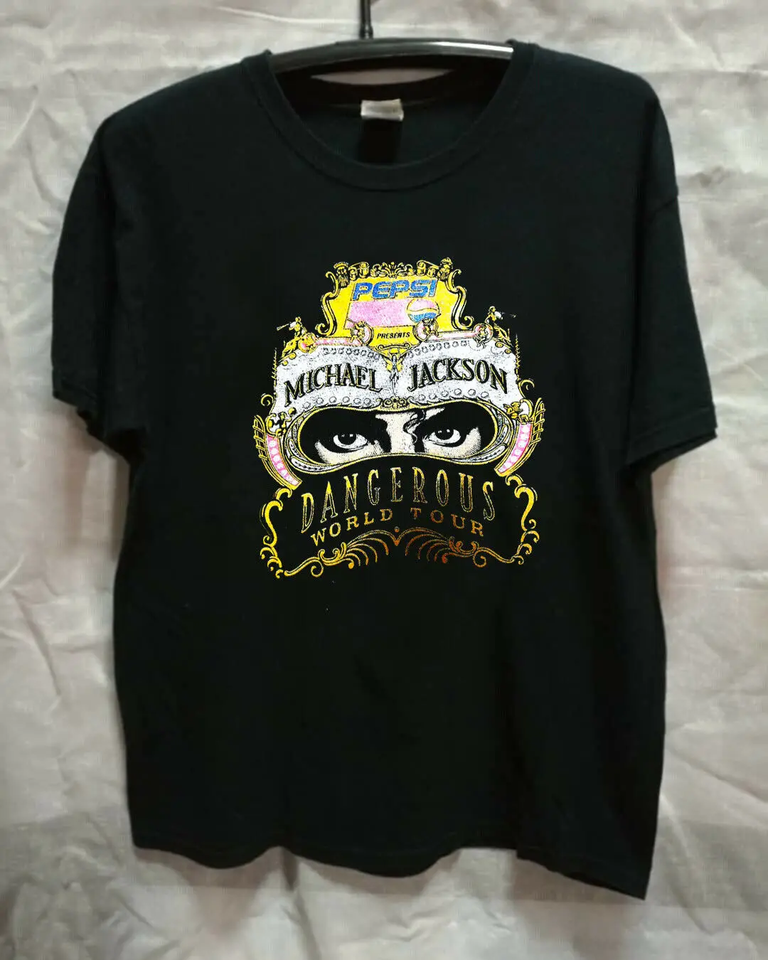VTG rare Майкл Джексон Dangerous World Tour футболка из 1992 хлопка с перепечаткой дешевая