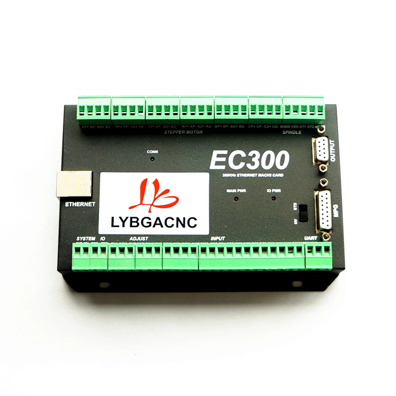 

CNC router EC300 3/4/5/6 Axis Motion Breakout Board NVEM Mach3 Ethernet Control Card for DIY milling machine