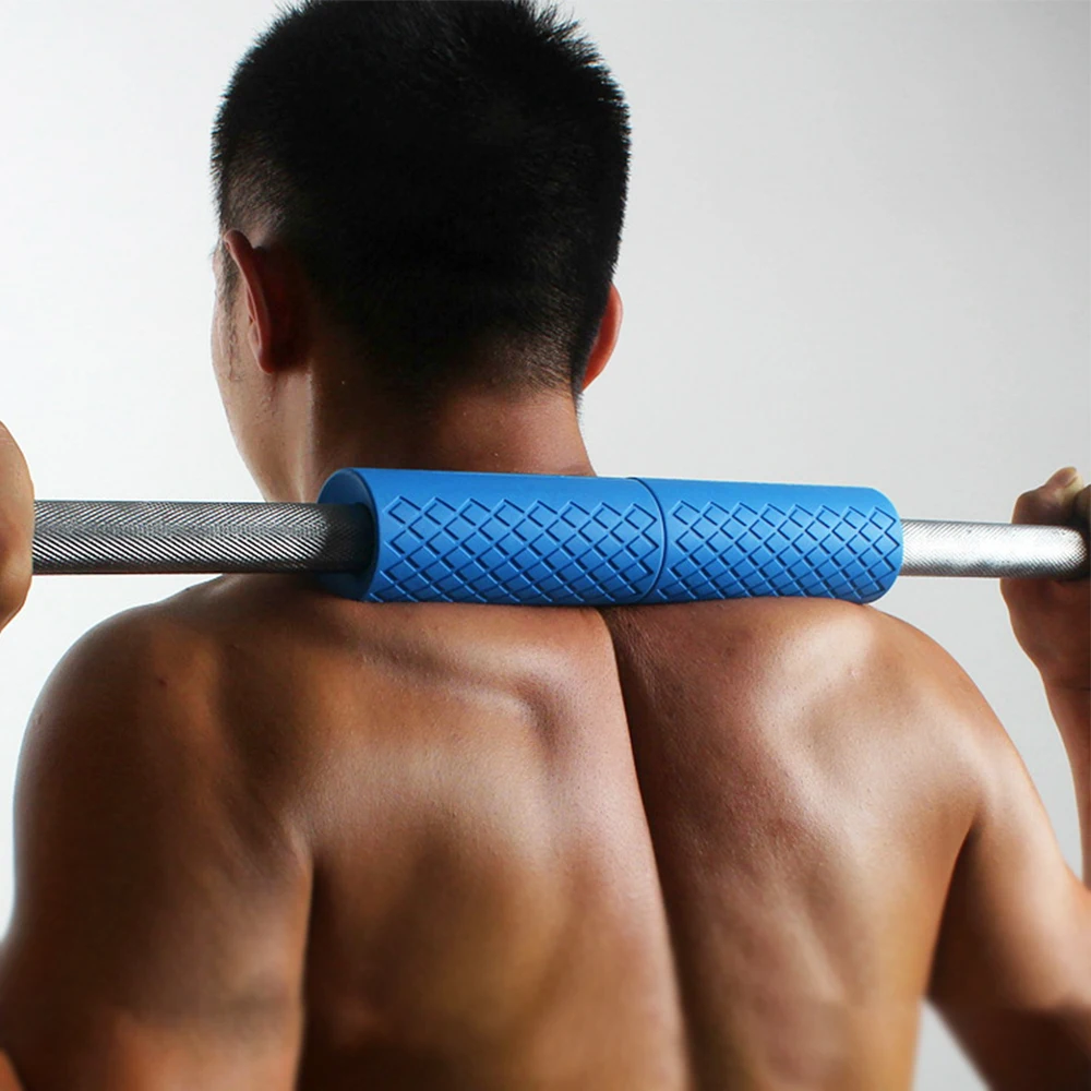 SFIT Грипсы Штанги Гантели Грипсы силиконовые противоскользящие защитные накладки ручки тренировка усиленная предплечья Тяжелая атлетика жир захват