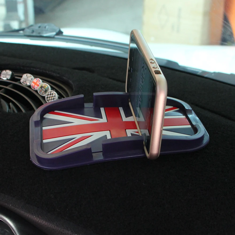 Автомобильный нескользящий держатель для телефона приборная панель силиконовый чехол для телефона Mini Cooper S R50 R52 R53 R55 R56 R60 R61 F54 F55 F56 F60 аксессуары