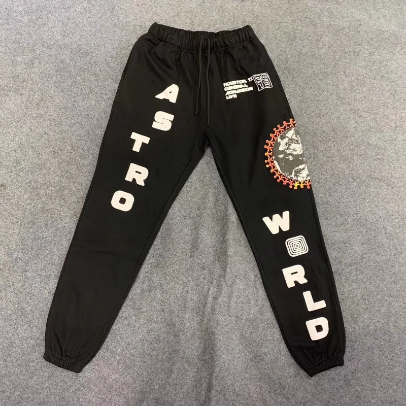 20SS Ultime Travis Scott Cactus Martinetti Festival Del Mondo Globo  Pantaloni Della Tuta Astroworld Pantaloni con Coulisse Pantaloni Jogging  Pantaloni Della Tuta|Harem Pants| - AliExpress