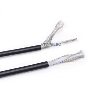

2M UL1533 Shielded Single Core Tinned OFC Copper Wire PVC Insulated Audio Signal Cable 14/16/18/20/22/24/26/28/30 AWG UL1185