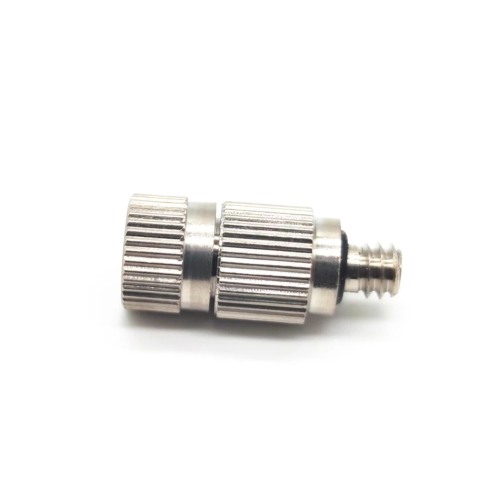 10 Pcs High Pressure 3/16" Male Thread Misting Nozzles Ceramic Head Anti Drip Fog Sprayers Mist Cooling Sprinklers Head 6