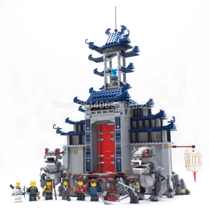 

06058 Ninja Temple of the Ultimate Ultimate Weapon Building Blocks 1403pcs Bricks Toy Gift Compatible with 70617 Children Gift