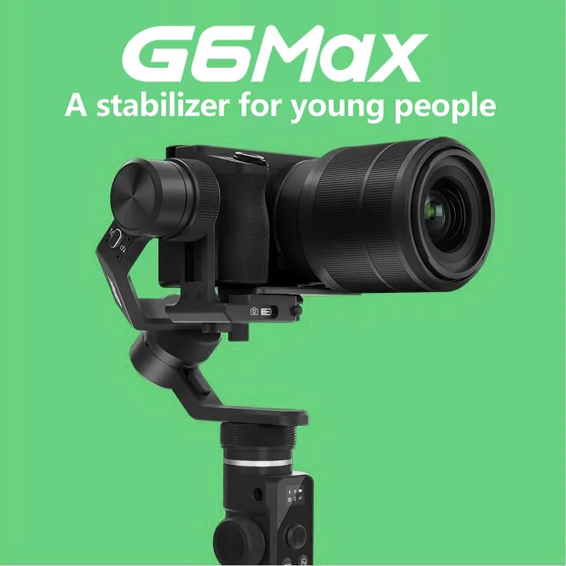 ⁦جيمبل مانع اهتزاز FeiyuTech G6 Max للكاميرات بدون مرآة وكاميرات الأكشن والجوال⁩ - الصورة ⁦2⁩
