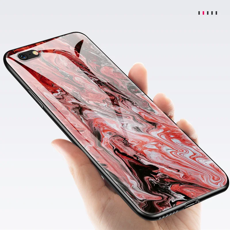 Закаленное стекло чехол для iPhone 7 8 5 5S SE 6 6S Plus X XR XS MAX TPU Рамка для OnePlus 6 6T 7 3T 5 5T 7 Pro противоударный Fundas