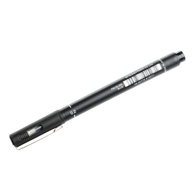 0.2 1 шт Uni Pin Fineliner Рисование тонкой линии ручки 03 - Цвет: 0.2