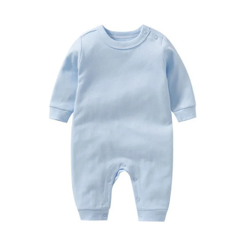 5Pcs / lots Baby Rompers Long Sleeve Winter Soft Cotton Boys Outfits Newborn Clothing