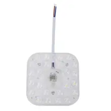 Светодиодный модуль 12 Вт, 18 Вт, 24 Вт, 36 Вт, потолочный светильник, 220 В, 6000-6500 к SMD СВЕТОДИОДНЫЙ квадратный чип для переоборудования, дома, спальни, магнитный источник лампы