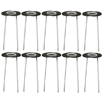 

100Pcs U-shaped Ground Nails Useful Grass Cloth Ground Nail Lawn Gardening Kit Tent Nails for Camping Hiking