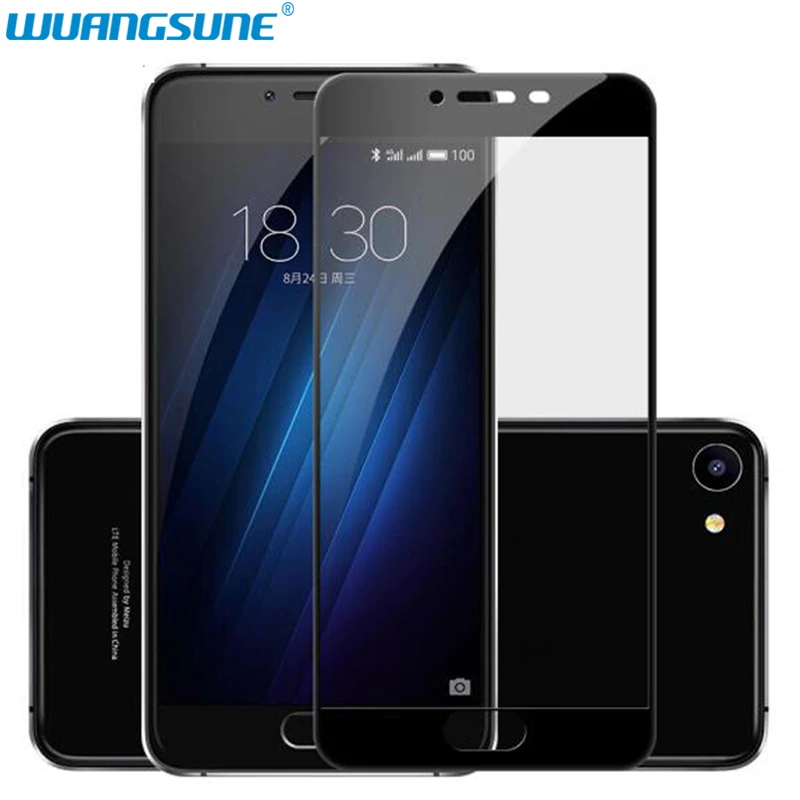 Закаленное стекло 2.5D для Meizu M3 Note U10 U20 изогнутая защита экрана с полным покрытием