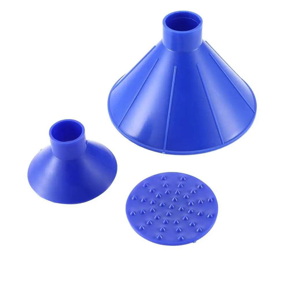 Автомобильный инструмент для удаления снега на лобовое стекло, лопата для уборки снега, инструмент для уборки снега, 3 шт - Цвет: Синий