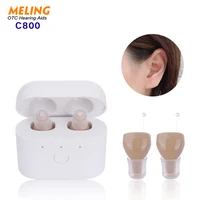 C800 Rechargeable Wireless Invisible Hearing Amplifier Aid Magnetic Contact Charging Box for Adults Seniors Deaf Dropshiper 1