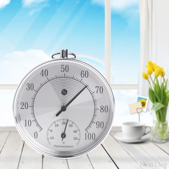 

Indoor Outdoor Analog Thermometer Hygrometer Temperature Humidity Meter HT9100 M22 20 Dropship