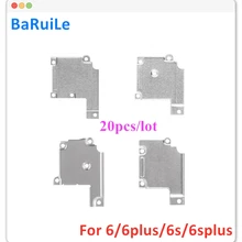 BaRuiLe 20pcs LCD Cover Plate For iPhone 6 6S Plus Front Camera Lcd Touch Screen Metal Holder Bracket Small Part