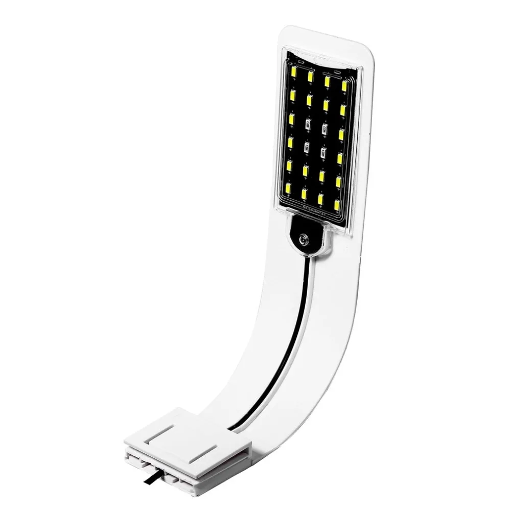 X5W EU/US Plug супер яркий светодиодный светильник для аквариума, светильник для выращивания растений, водонепроницаемый светильник с зажимом для аквариума