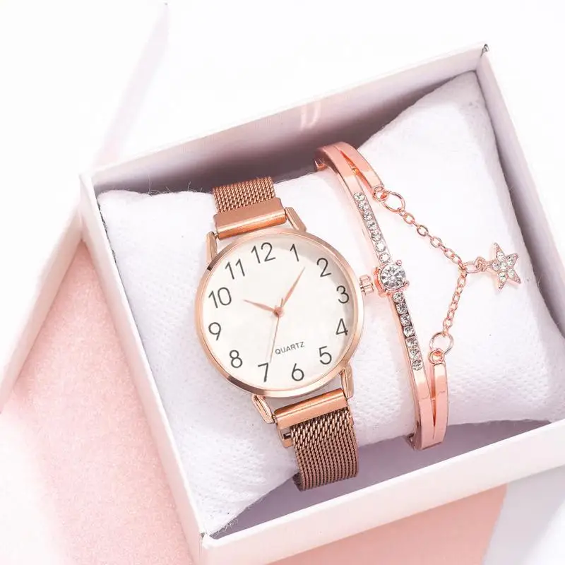 

Simple Rose Gold Women Watch Magnet Buckle Luxury Bangle Woman Watch Women Clock Bracelet Ladies Watch Relogio Feminino reloj