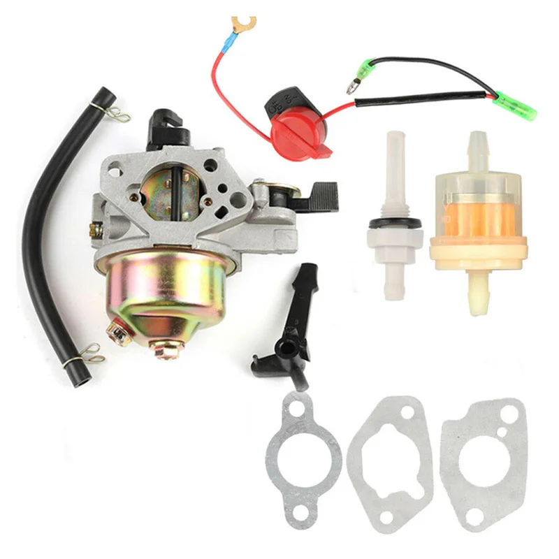 

Lawn Mower Carburetor Kit For Honda GX240 8HP GX270 9HP Engine Modules Garden Power Tools Gaskets Fuel Filter Carb
