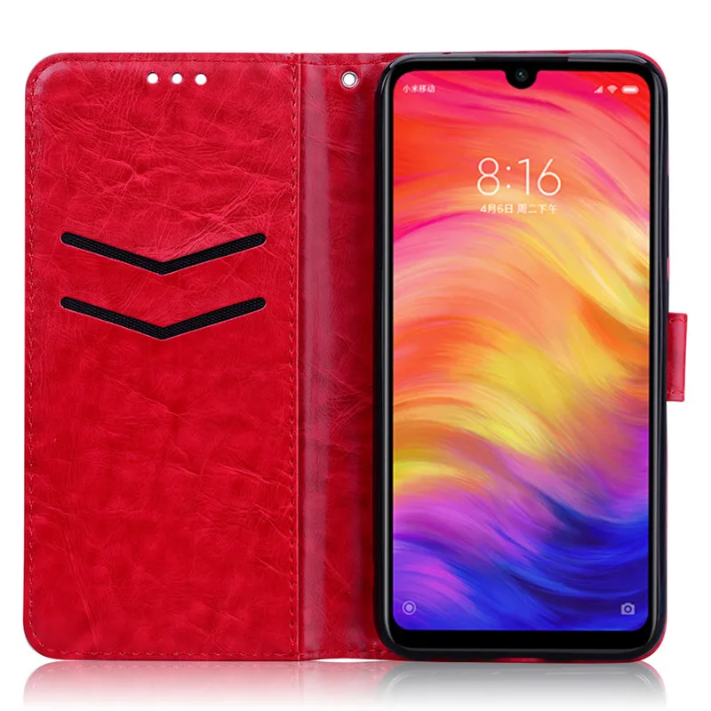 Чехол для телефона для Xiaomi Redmi Note 8 Pro Чехол силиконовый бампер кожаный флип-чехол для Xiaomi Redmi Note 8 PRO Note8 Pro черный Fundas