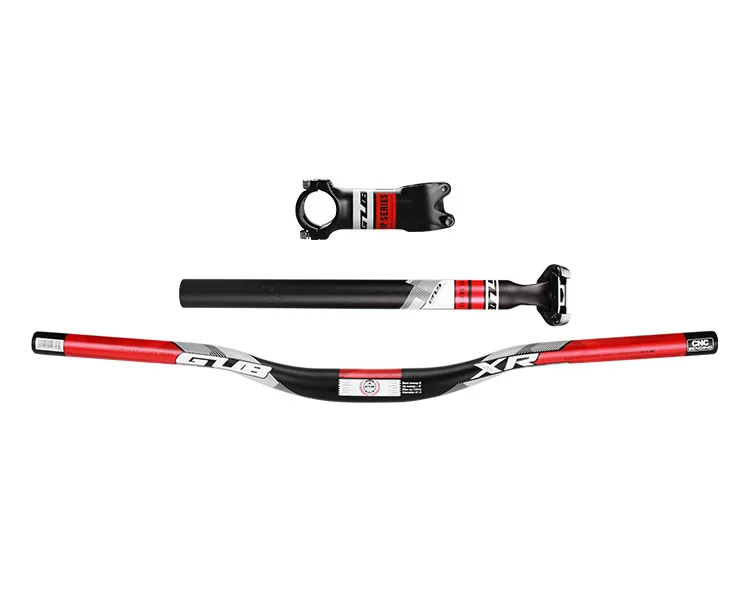 

Bicycle Handle Bar Three-piece Set Straight to Yan Stem Seat Tube Seat Pole Riding Accessories Gub XR Group