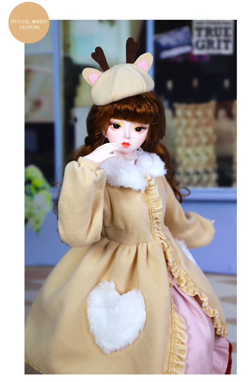 DBS 1/3 bjd кукла 62 см шарнир тела обувь и платье для куклы головной убор мечта фея SD