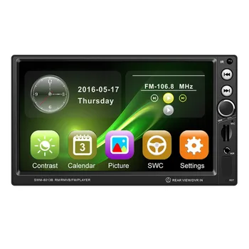 

MP5 Player With Camer 7-Inch Large Display Screen Car DVD Vehicle Audio Video Player Support Brake Prompt Bluetooth Mini TF Card