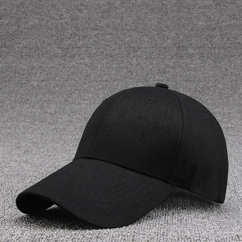 

2020 Spring Summer and Autumn Cotton and Linen Curved Peak Sun Hats Men Women Big Size Baseball Caps 56-63cm