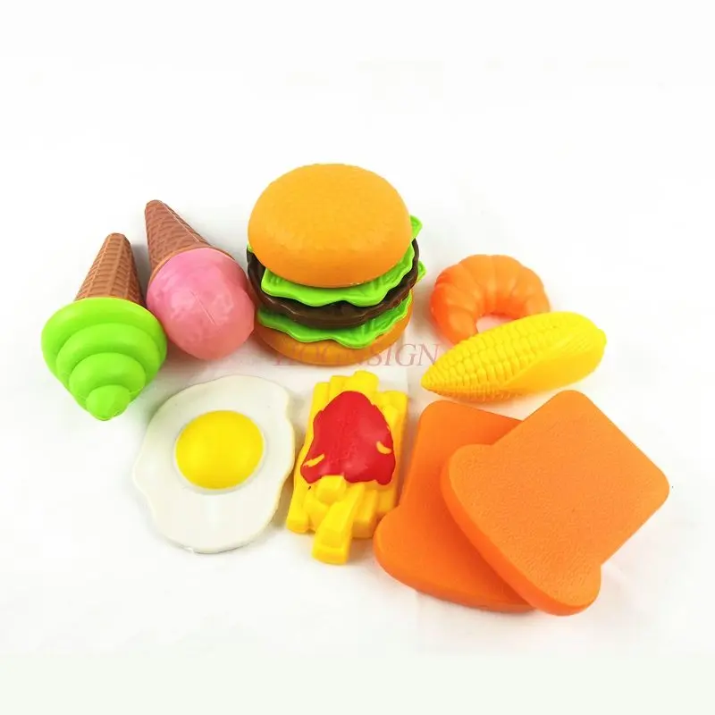 

9pcs emulation food kitchen toys vegetables toy for girl potato Chinese cabbage corn broccoli carrot Play House Toy