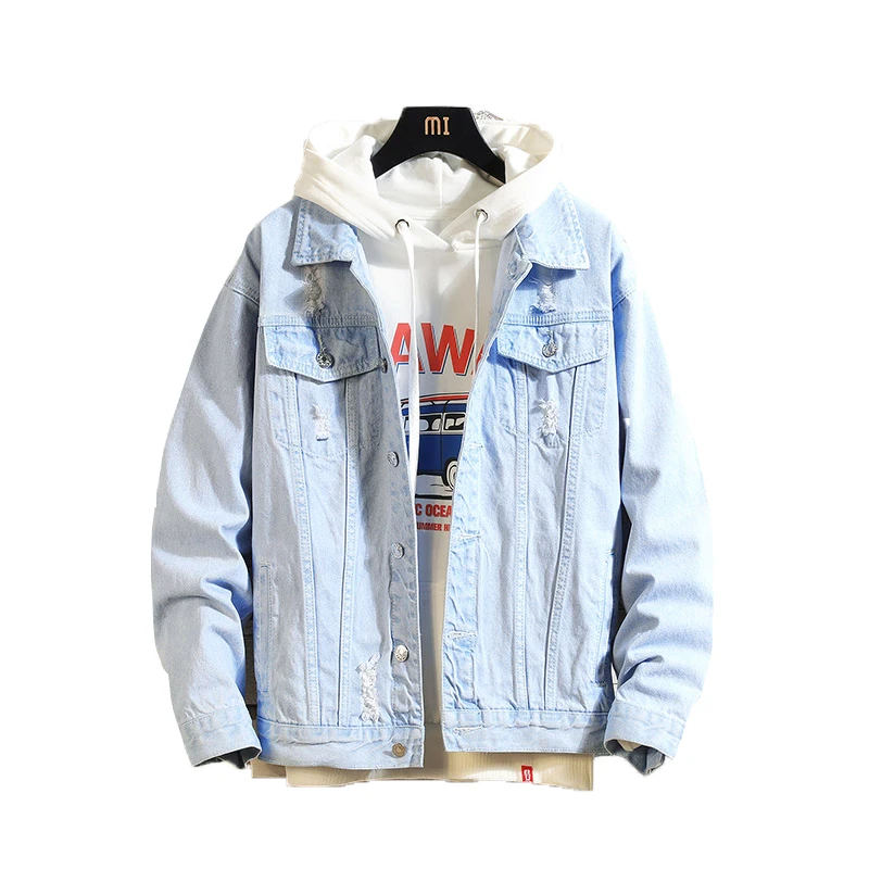 Günstige 2019 herren Denim Jacke männer Casual Bomber Jacken Männer Hohe Qualität Mann Vintage Jean Jacke mantel Streetwear Chaqueta Hombre 3XL