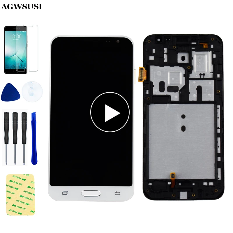 ЖК-дисплей для samsung Galaxy J3, ЖК-дисплей J320 J320F, сенсорный ЖК-экран в сборе с рамкой для J320M J320H, ЖК-экран