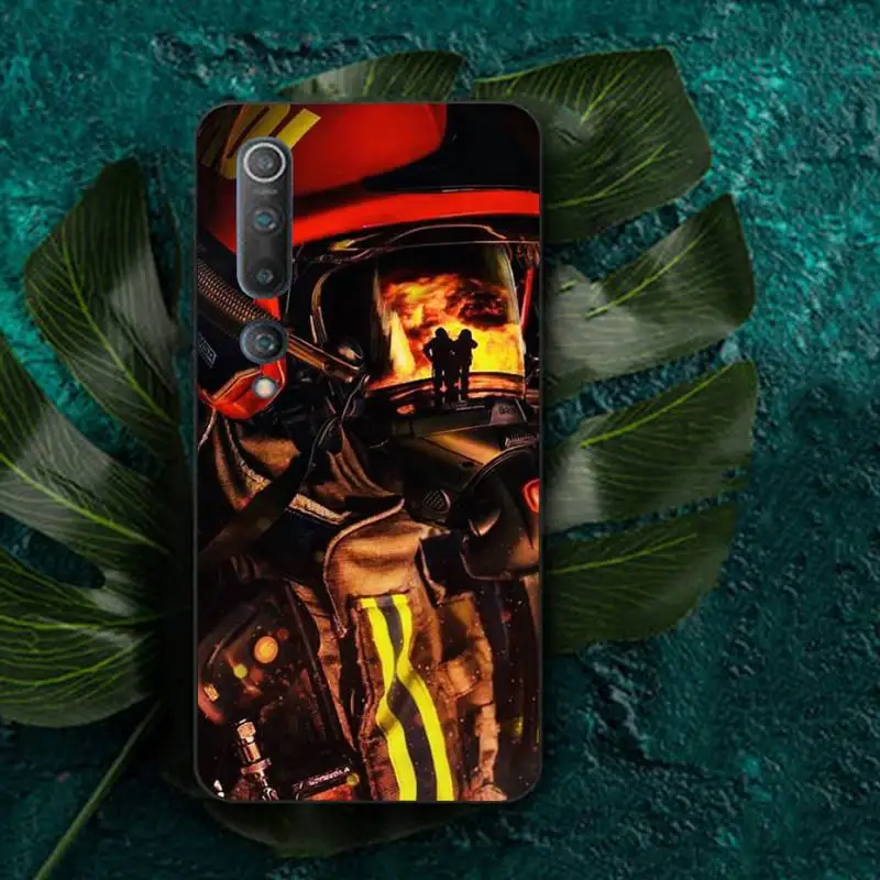 TOPLBPCS Firefighter Heroes Fireman Phone Case for RedMi note 7 8 9 6 5 4 X pro 8T 5A xiaomi leather case cover Cases For Xiaomi