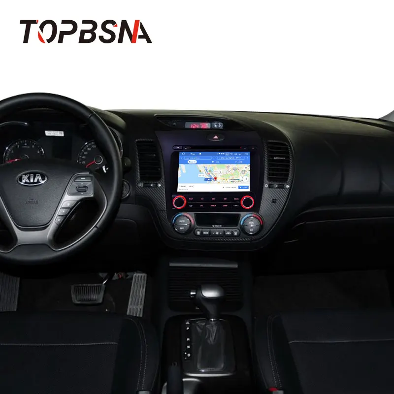 Cheap TOPBSNA Android 9.0 Car DVD Multimedia Player for Kia CERATO K3 FORTE 2013 2014 2015 2016 WIFI Car Radio Player GPS Navi auto FM 5