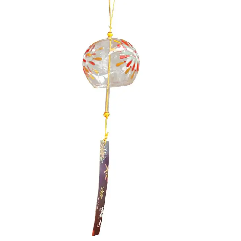 Label Chime Japanese Glass Soothing Wind Chimes Soothing Wind Chimess Style Handmade Garden Hanging Beautiful Pendant Outdoor 2