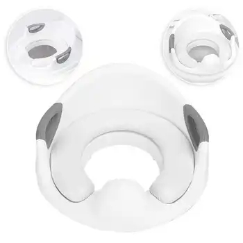

Children Toilet Seat Anti-Slip Anti-Leakage Soft Comfortable Baby Toilet Seat Ring for Male Famale Kid