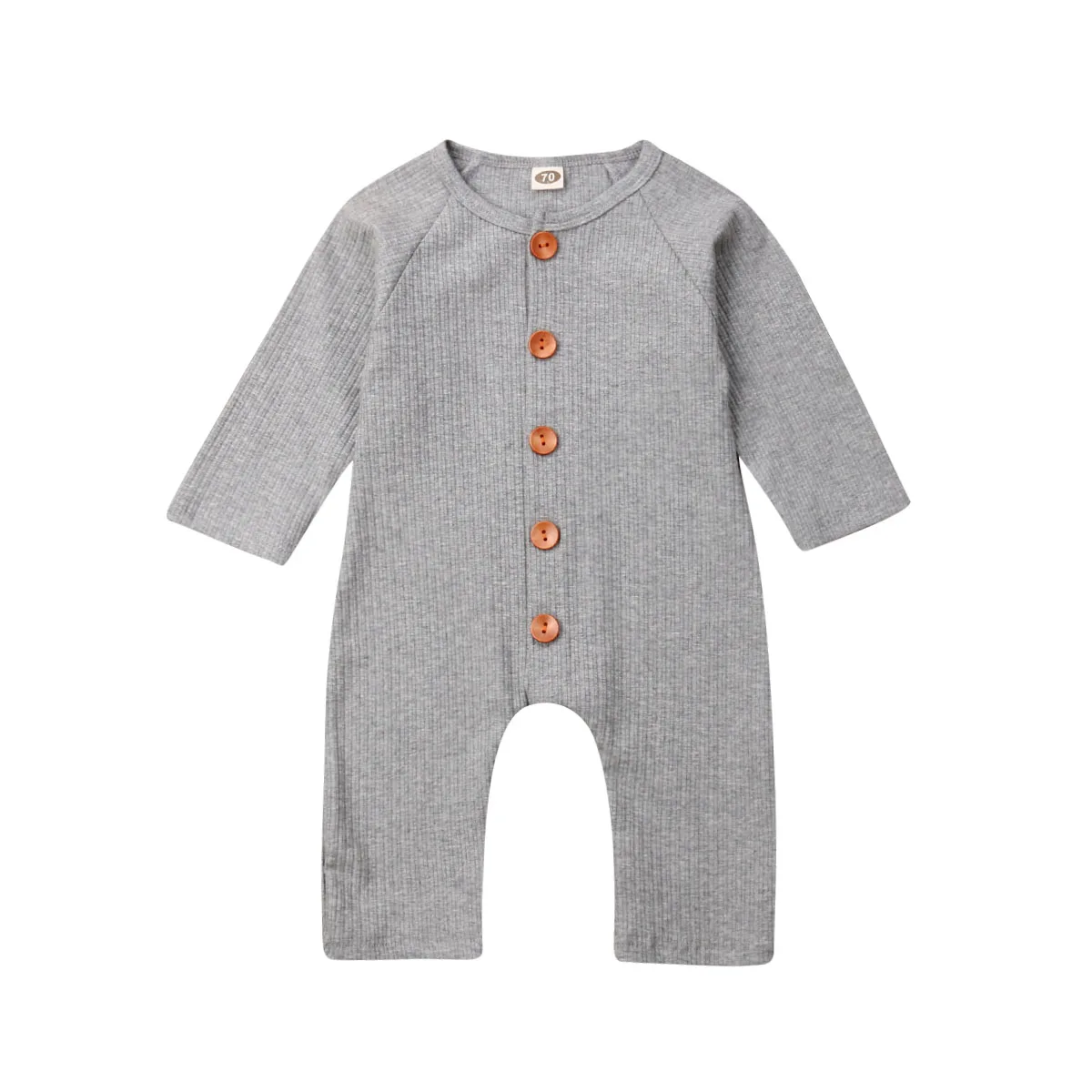 Хлопковые детские комбинезоны, мягкая детская одежда унисекс, одежда с длинными рукавами для мальчиков и девочек, одежда для новорожденных, комбинезон, повседневная одежда для детей от 0 до 24 месяцев - Цвет: as the picture