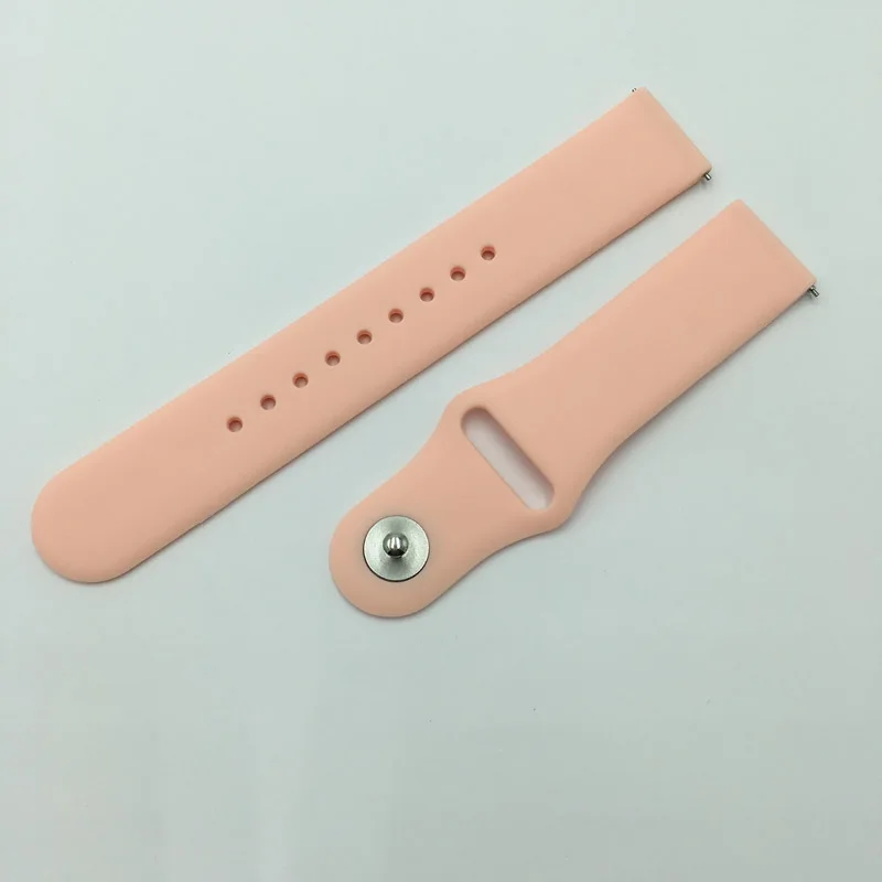 Galaxy watch band для samsung Galaxy watch Active 2 40 мм 44 мм ремешок 46 мм 42 мм Шестерня S3 мягкий силиконовый браслет 20 мм 22 мм ремешок