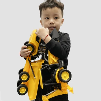 

Die Casting Inertia Forward Pushing Soil Digging Dual-purpose Engineering Truck Boy Toy Car Collection Gift Model Car 1：18