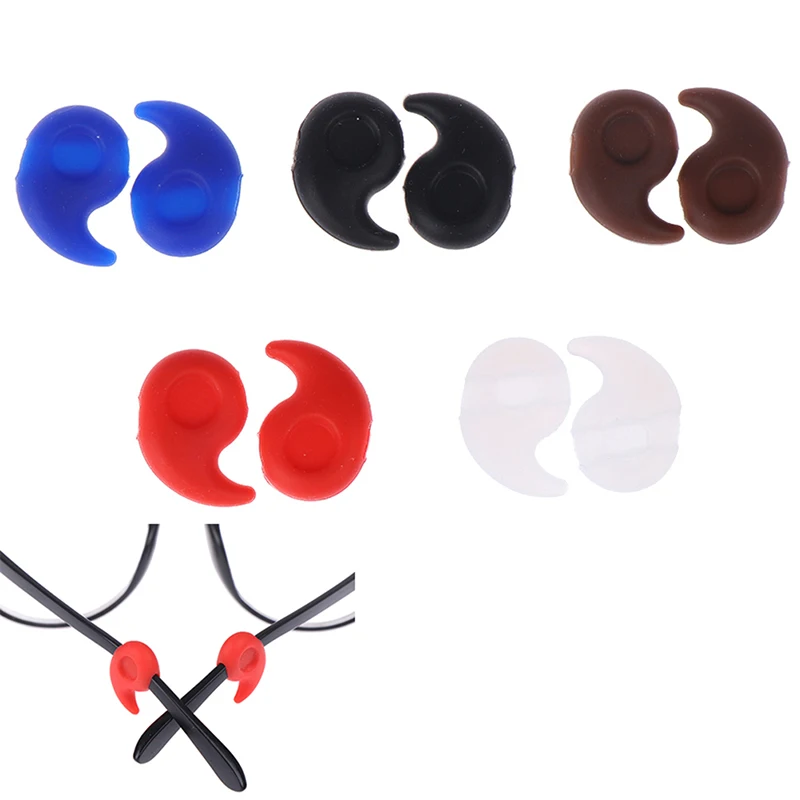 Anti Slip Glasses Soft Ear Hooks For Kids And Adults Spectacle Sports Fixed Leg Grip Temple Holder Eyeglasses Accessories