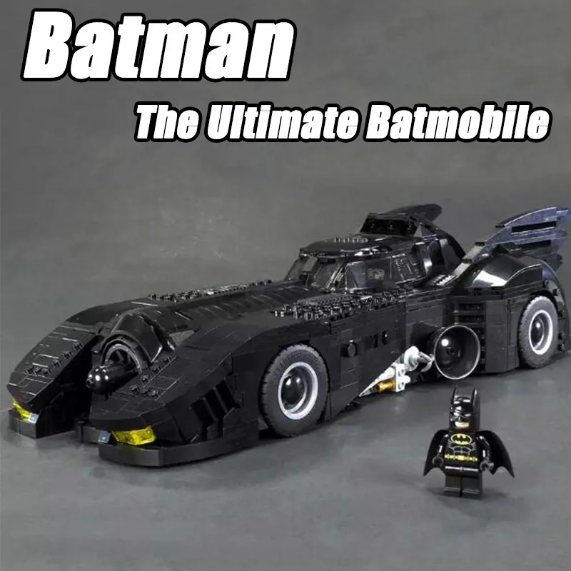 Decool 7144 Бэтмен Batman Batmobile Dc Super Hero 1778 шт. кирпичи Рисунок Модель Набор строительных блоков игрушки подарок для детей с принтом