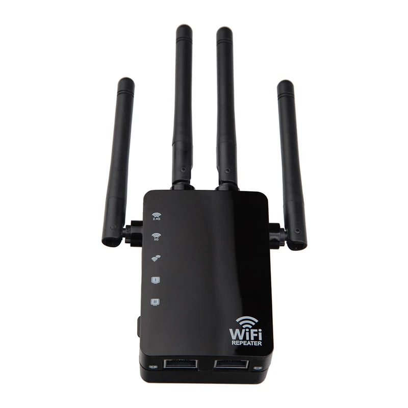 867 Мбит/с двухдиапазонный беспроводной 300G/2 4G Wifi ретранслятор 4 антенны Усилитель