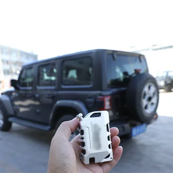 

Aluminum Alloy Key Fob Cover Silver Case Protector Hot Sale High-quality
