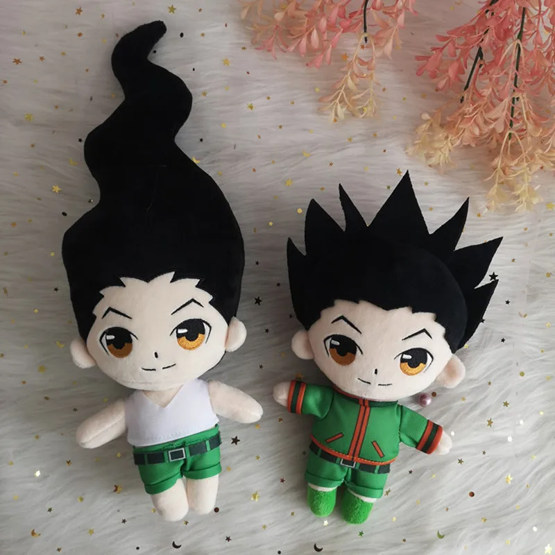 20 см Плюшевые игрушки Hunter X Gon Freecss аниме Hisoka Killua Zoldyck мягкие набивные куклы для
