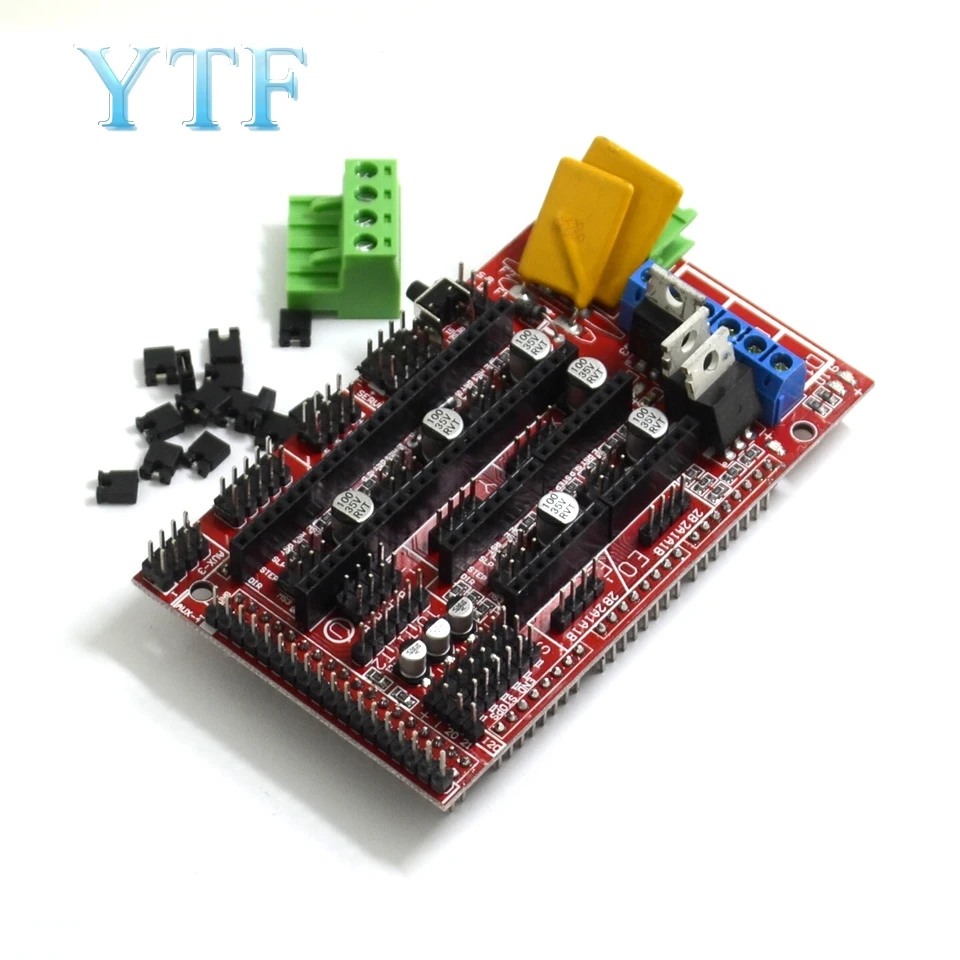3D принтеры комплект 2004 ЖК дисплей MEGA2560 R3 RAMPS 1 4 5 шт. * A4988/DRV8825|lcd 3d printer|lcd 3dramps 1.4 |