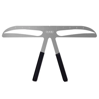 

Eyebrow ruler Three-Point Positioning balance ruler Tattoo Eyebrow template tool Eyebrow measurement thrush card