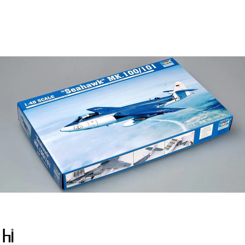 Trumpeter 1/48 02827 Британский Seahawk MK.100/101 атака самолет пластиковая сборка Модель