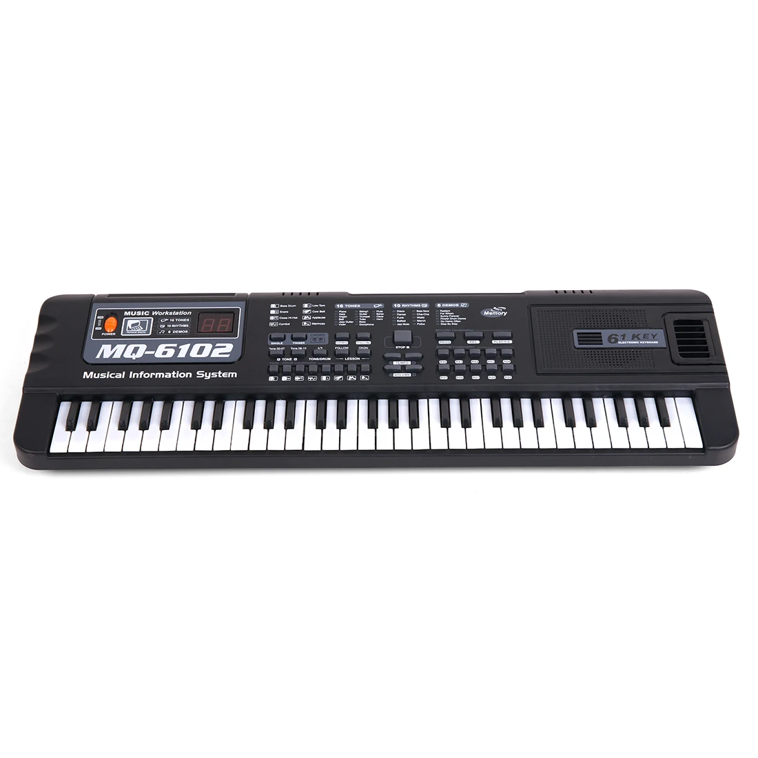 

Beginner 61 Key Electronic Keyboard Piano with Microphone Early Education Puzzle Musical Toy for Children - Type 6102