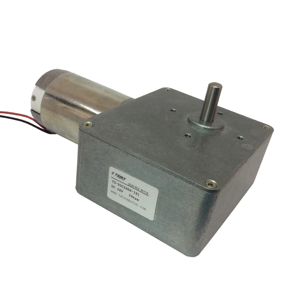

93GZ868 DC Gear Motor 12V 24V 1.5-40RPM with Reductor High Torque Electric Gear Motor with With CW/CCW Self-locking Function