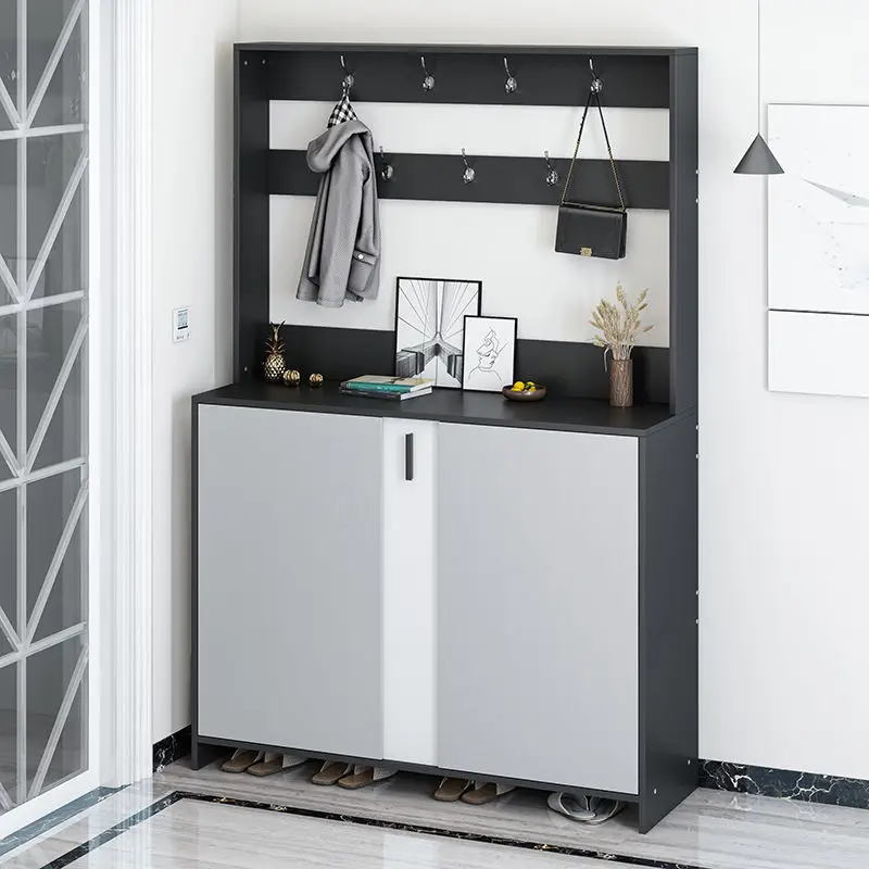 

Встроенный обувной шкаф, современная простая стойка для обуви, Женский Вместительный шкаф